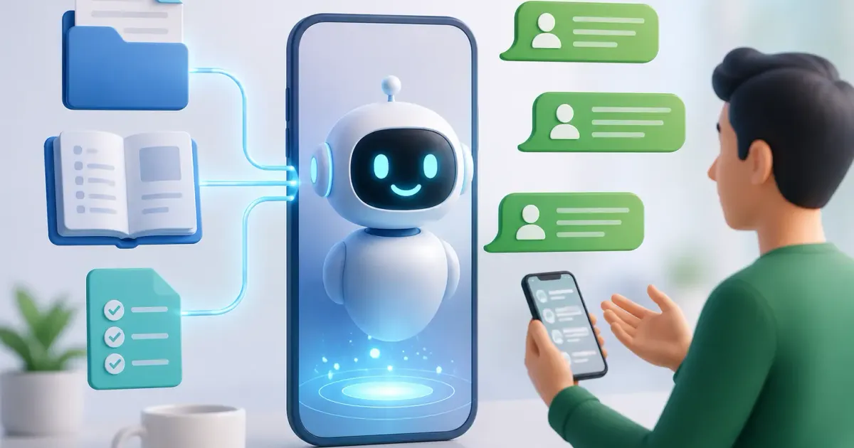 Ilustrasi SOP dalam AI chatbot
