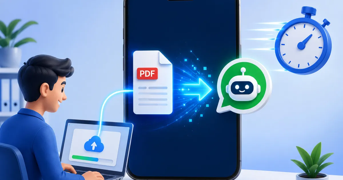 Tutorial mengubah PDF jadi chatbot WhatsApp